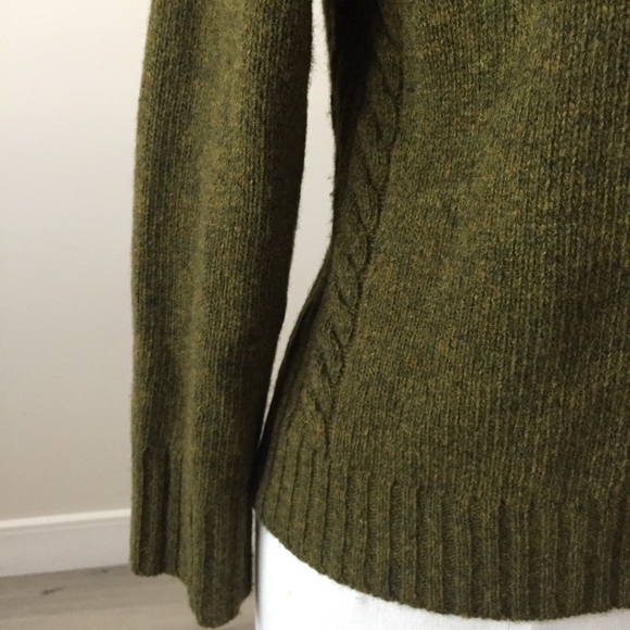 J. Crew Toggle Lambs Wool Cashmere Crop Cardigan - Picture 6 of 6
